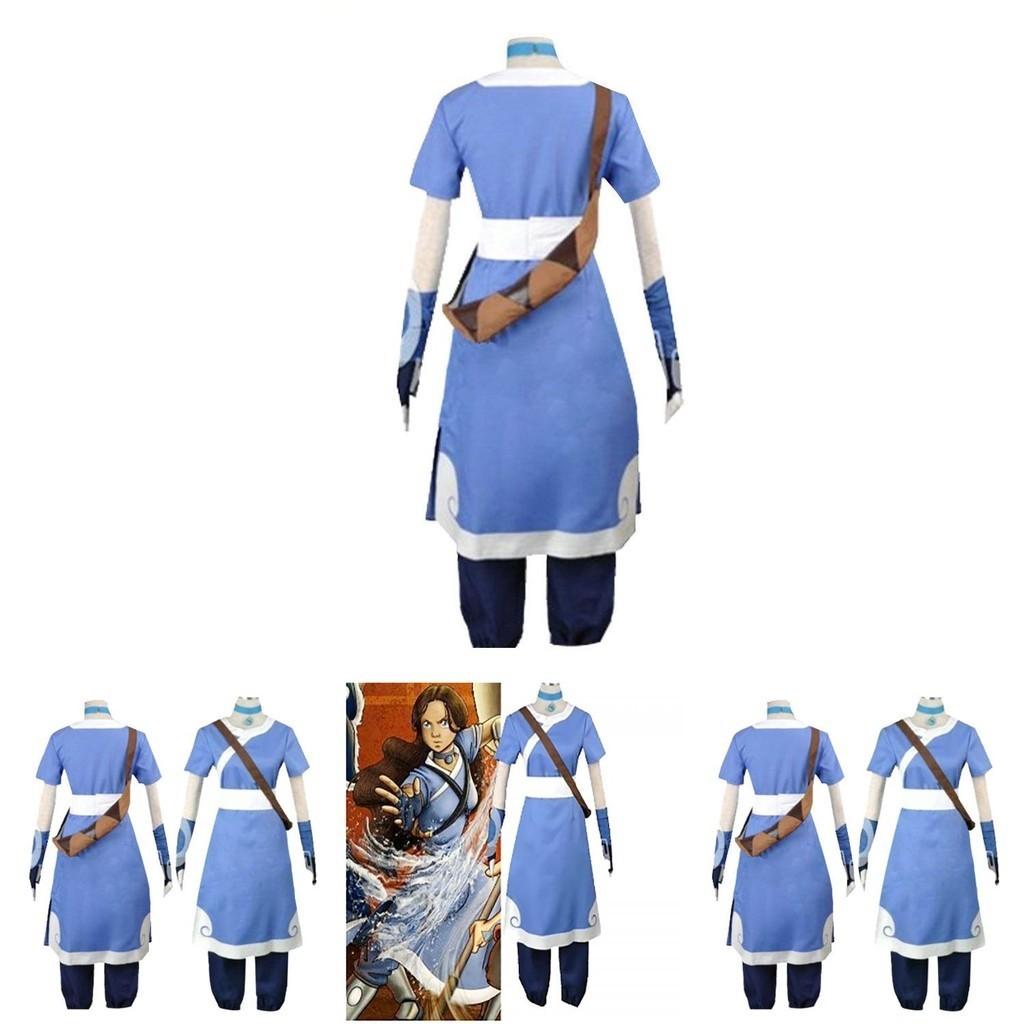 Stunning Katara Costume Dress From Avatar The Last Airbender Ideal For Halloween Fun