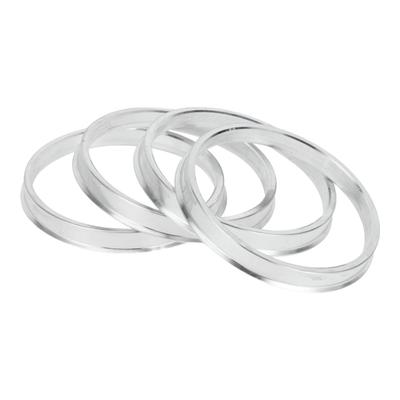 INFINAUTO Hub Centric Rings 71.6mm Inner To 78.1mm Outside Diameter Vehicle Wheel Hub Rings Aluminum Alloy 4pcs