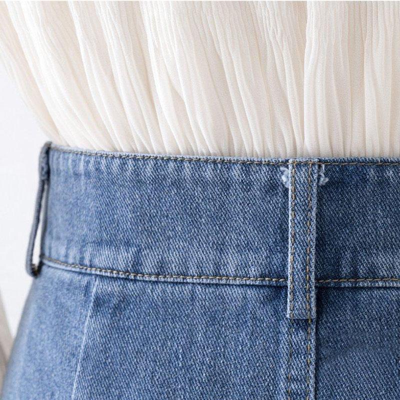 Джинсовая юбка — фото 5