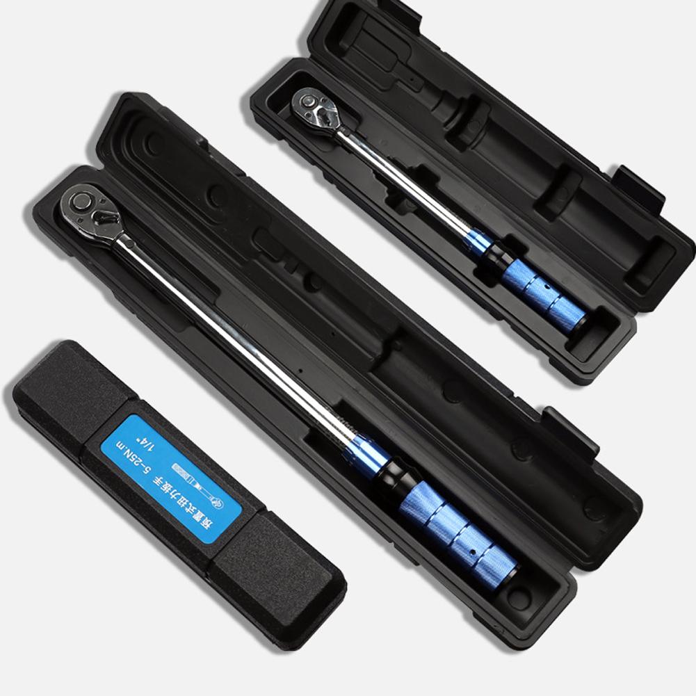 3/8 Inch Drive 10~60Nm Preset Adjustable Auto Repairs Torque Wrench Chrome Vanadium Steel High Precisions Torque Wrench for Home Bicycle Auto Repairs