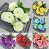 Handcrafted Silk Carnation Artificial Flowers Wedding Decor Photography Props