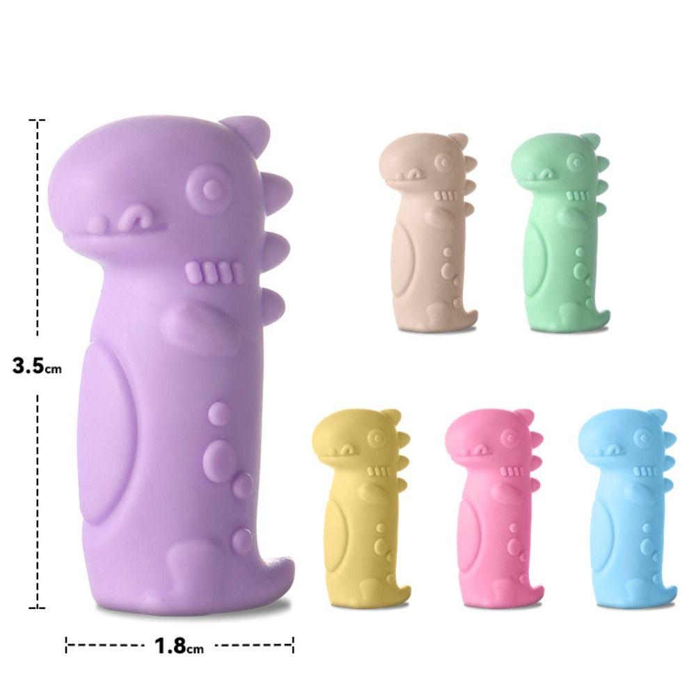 10PCS Cat Shape Erasers Correction Stationery Pen Top Protector Students Gift