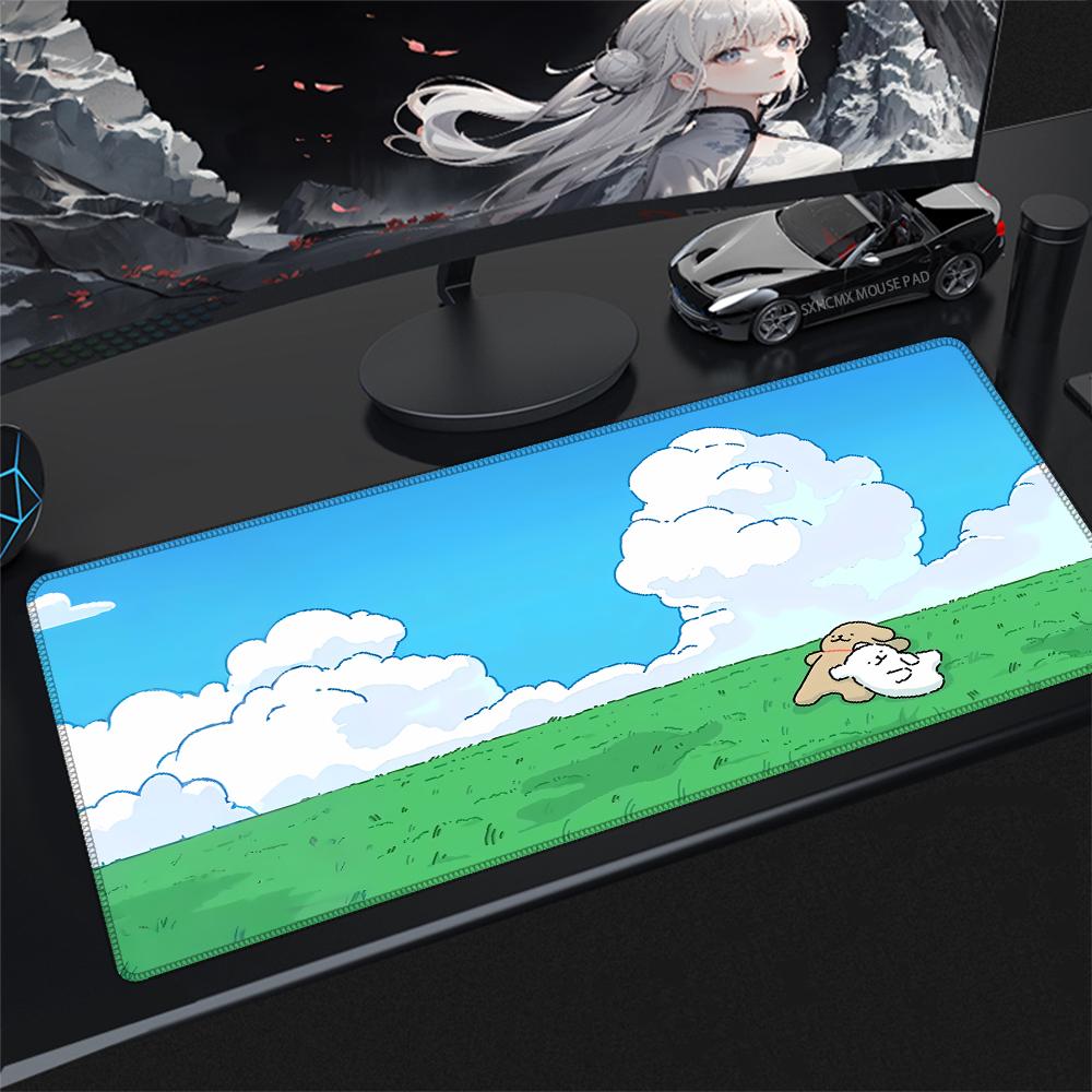 Kawaii Lovely Dog Mouse Pad Cartoon Animal Design Waterproof Desk Mat Cute Pet Theme Gaming Mousepad for PC Laptop
