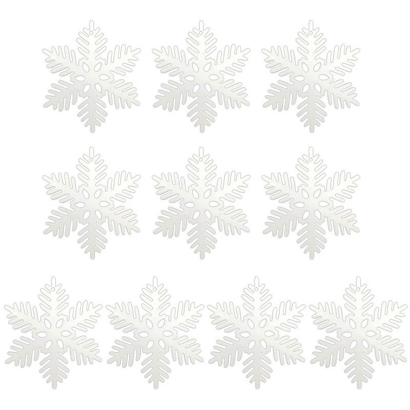Christmas Snowflake Pendant Pack of 10 for Creative Ornament Living Room Decorat
