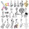 Diy Women Jewelry Gifts Music Series Charm Beads Musical Note Violin Mp3 Piano Dance Fit Original Bracelets Accessories