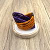 Bohemian mixed color popular elastic wood bead hand woven bracelet retro style women's bracelet