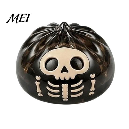 Adults Fidget Toys 1/6Pcs Halloween Dumpling Stress Relief Toy, Devil Pumpkin Eyeball Skeleton Squeeze Sensory Anxiety Reduction Dough Bun Toy