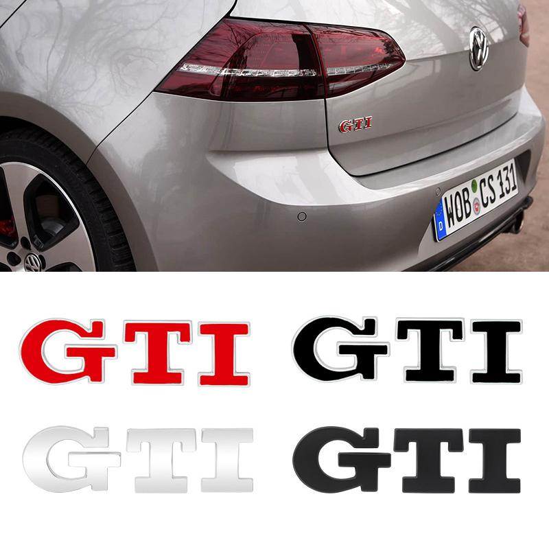 YKPSC1 2026 Hot VOLKSWAGEN 3D Metal Logo GTI Emblem Letters Badge Car Rear Trunk Sticker for Volkswagen VW Golf 4 5 6 7 Polo MK4 MK5 MK