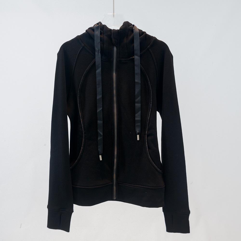 

Женское осенне-зимнее худи на молнии для йоги с флисовой подкладкой XXL for 120-130 lbs