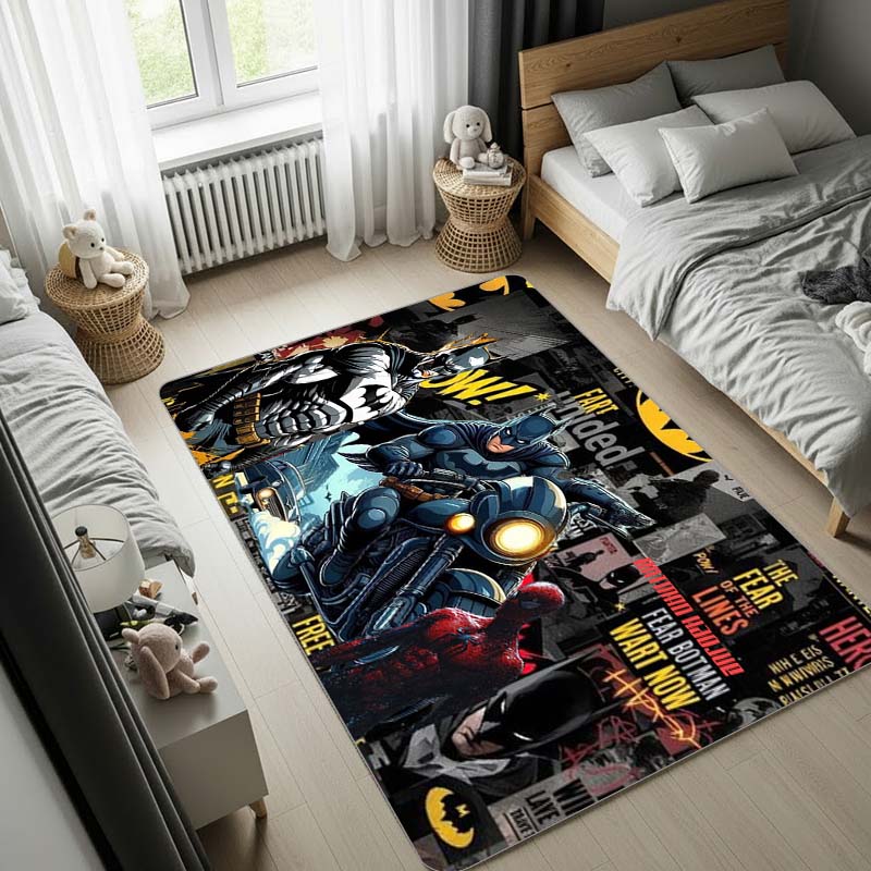 Batman: The Dark Knight Carpet,Bedroom Rug, Doormat,Living Room Rug, Bedside Carpet, Computer Chair Mat, Christmas Gift.