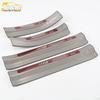 Fits 18 Lynk&Co 02: Door Sill Decoration & Bumper Trunk Sill Strip