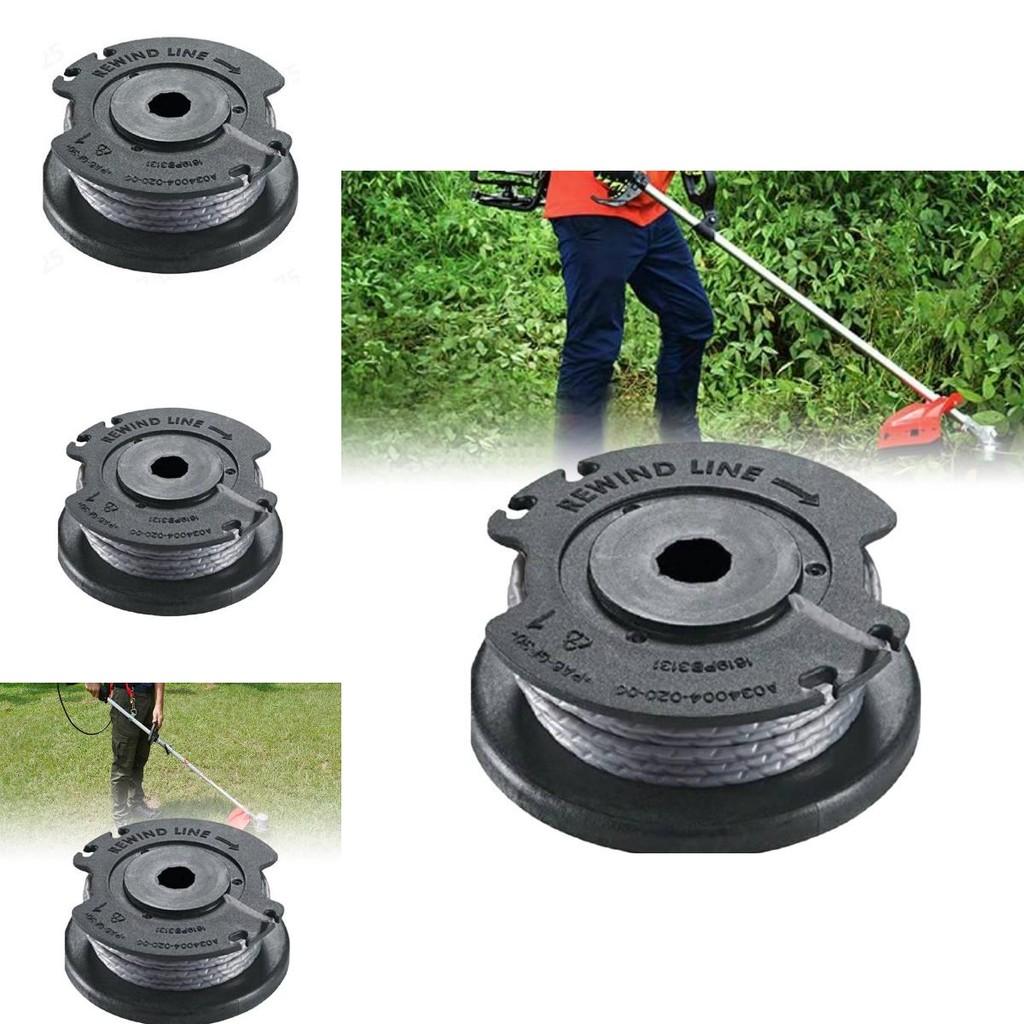 Strapazierfähige Nylon-Trimmerschnur für Greenworks Mäher Ersatzspule in Blau und Grau