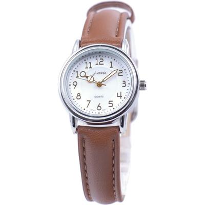 J-AXIS Women's AL1280-BR (Women's Fashion Watch Brown Sun Flame) Round Watch Brown Analog
