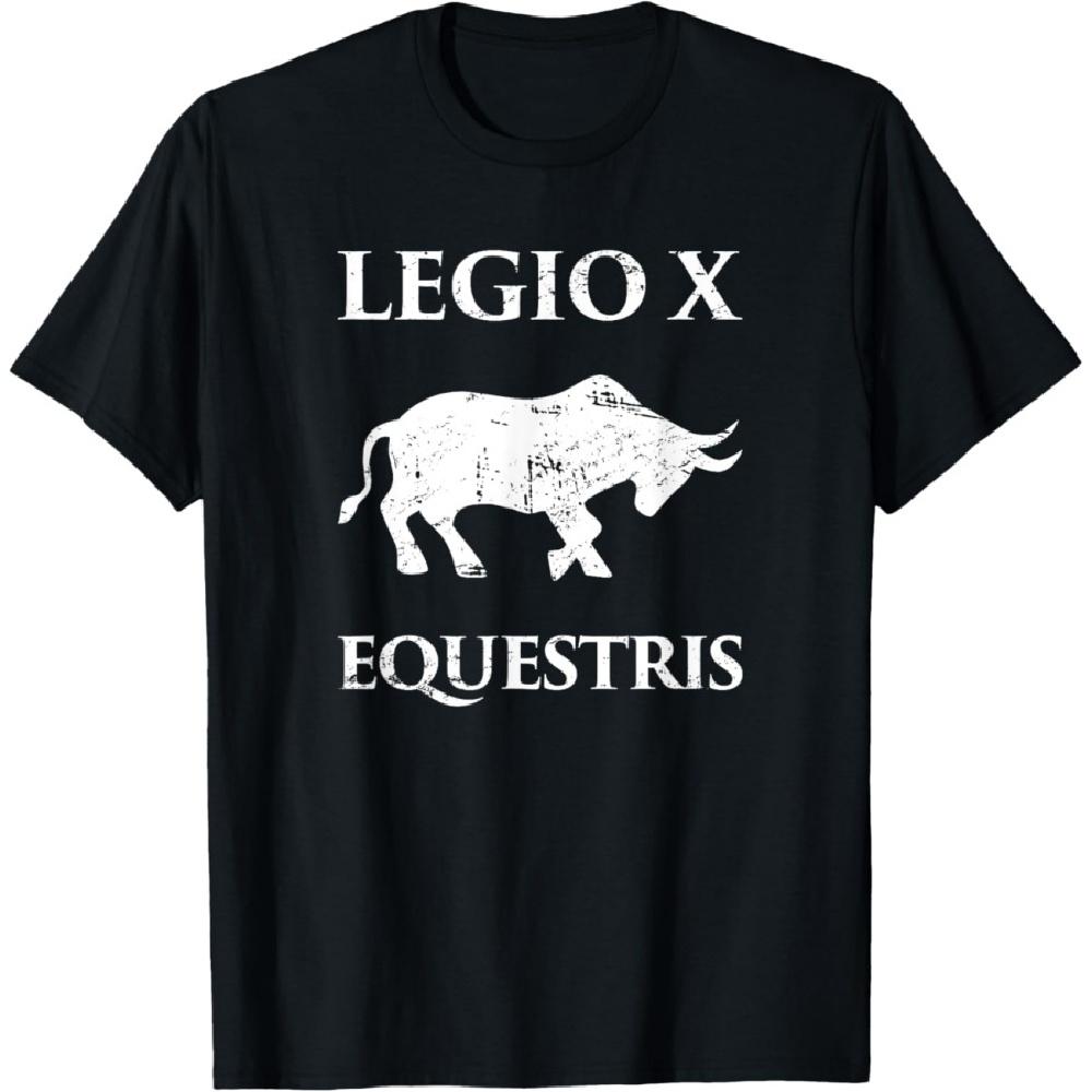 Legio X Equestris - История Древнего Рима _ Футболка Юлия Цезаря S чёрный