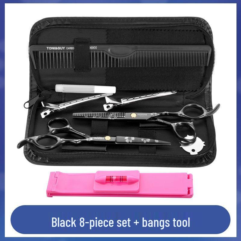 Professional Hairdressing Barber Scissors Set - Includes Flat and Thinning Scissors, Free Shipping