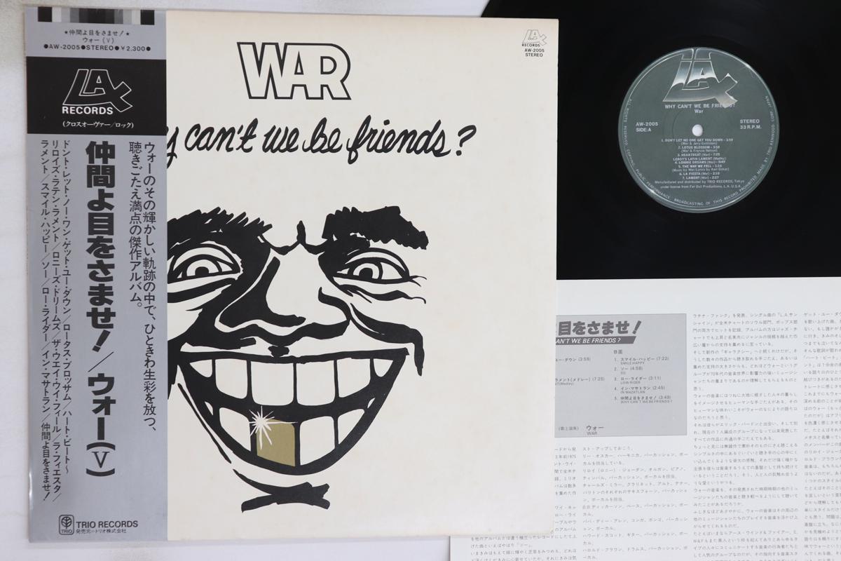 

LP Record WAR - Why Can t We Be Friends AW2005 LAX 1978 Japan Obi Soul/Funk Used