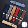 Vintage Weiches Wildleder Leder Uhrenarmband für Seiko Universell Schnellverschluss Armband für Rolex 18 20mm 22mm Hochwertiges Armband
