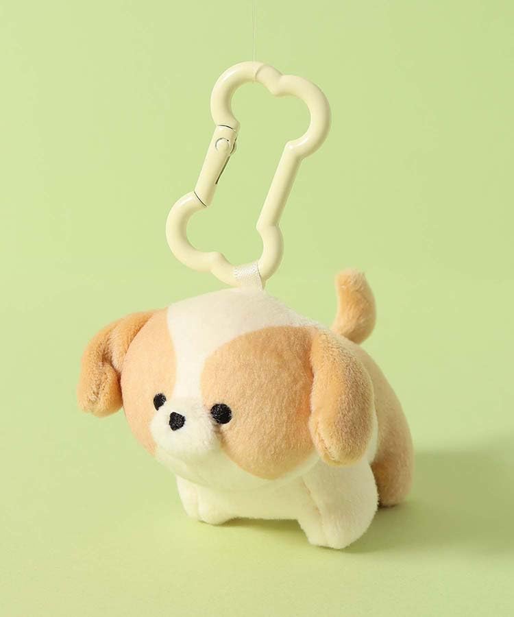 Accent Fluffy Friends Plush Mascot Dog, Maltese, Shih Tzu, Pug, Key Charm, Bag Charm (Shih Tzu)