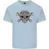 Mechanic Engine Skull Unisexs Light Cotton TShirt