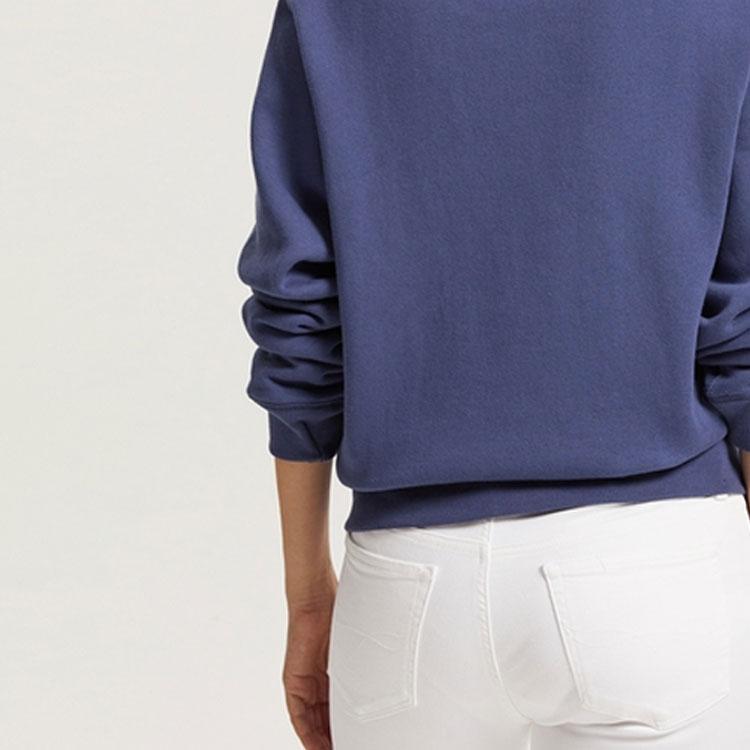 Polo Ralph Lauren Letter Floral Print Crew Neck Casual Sweatshirt Women sweatshirt Navy-Blue WMPOKNINFB20191-410