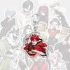 Portachiavi acrilico per zaino anime Gokurakugai 6 cm personaggio Aruma Tao Saotome Nei Takarai Tatsuomi Ban decorazione regalo carino