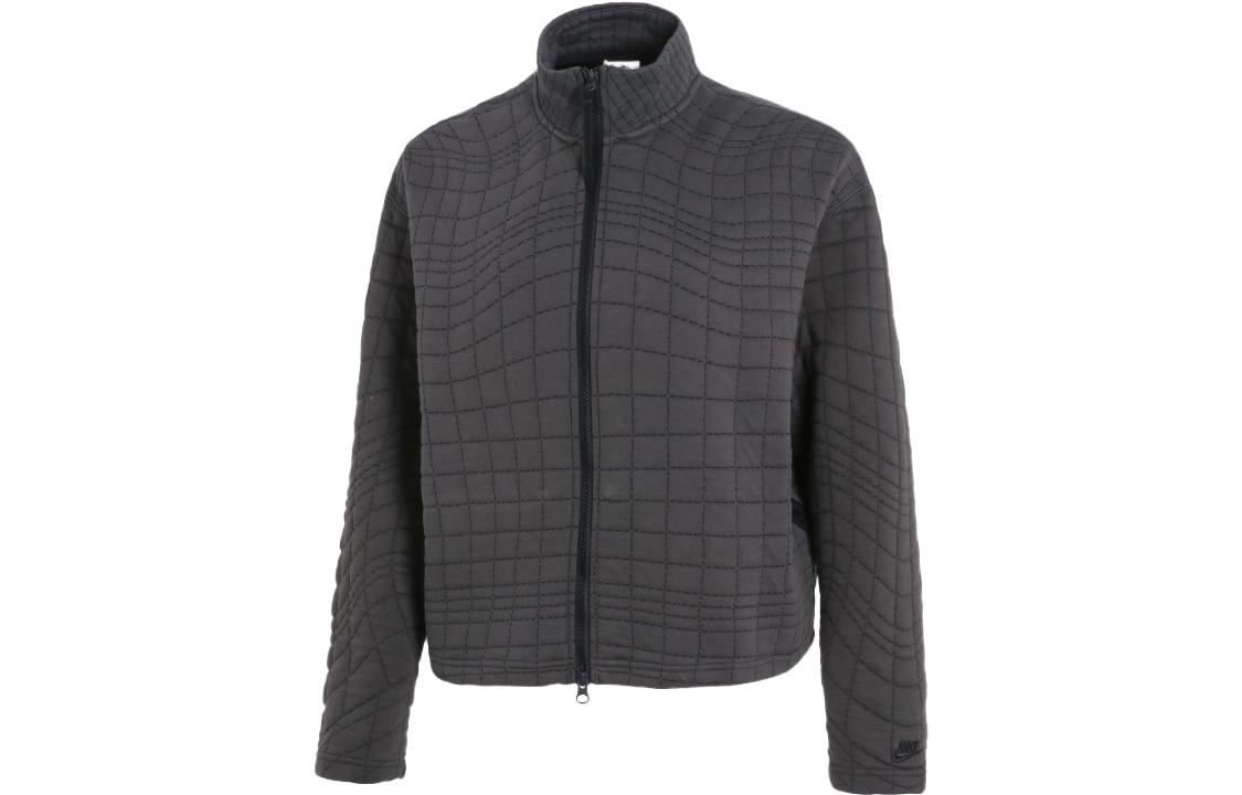 Nike Jackets Women s Gray Stand Collar Moderate Other DD4633-060 L