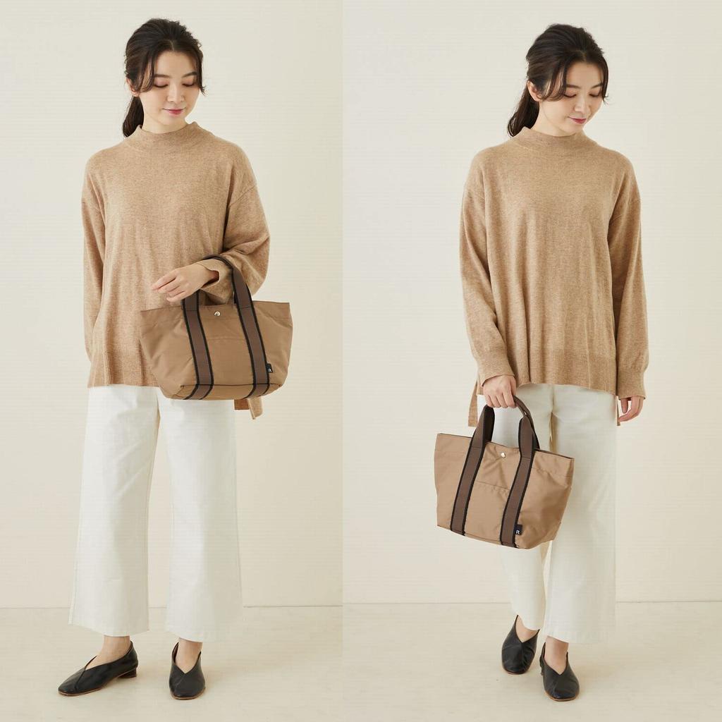 ROOTOTE Boat-Shaped Simple Small Tote Bag, SN Deli Days D 1360, Women's, Olive, Free Size