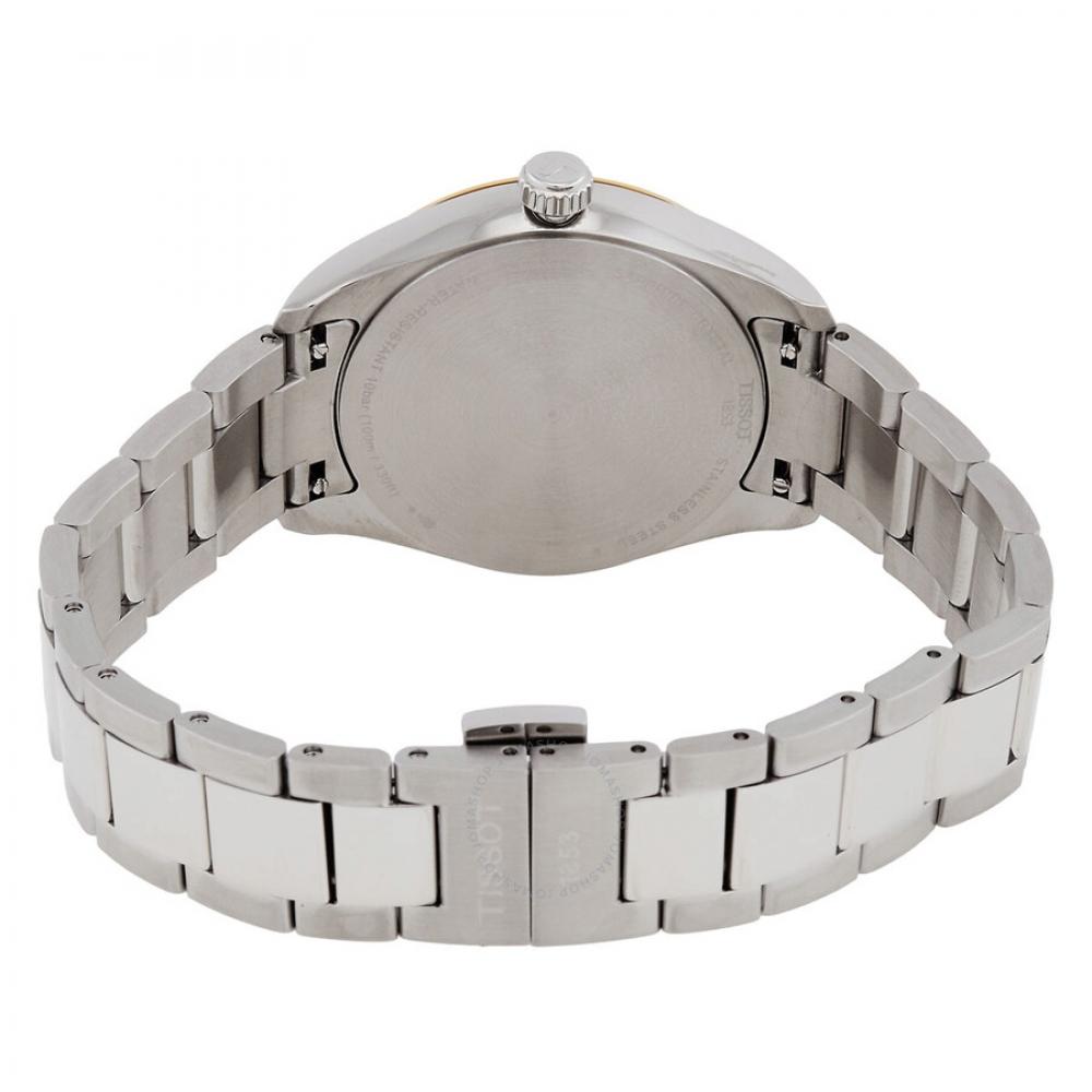 Tissot Pr 100 Quartz Silver Dial Ladies Watch T1502102103100