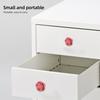 2 Peças Puxadores de Cerâmica Simples Elegantes de Rosa para Armários Gavetas Guarda-roupas Cômodas Caixas Armários Decoração de Cozinha Cerâmica