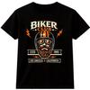 Motorcycle Rider T Shirt Vintage Biker Helmet Goggles Retro Graphic Tee