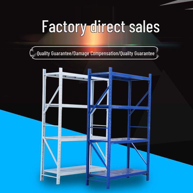 Multi-Layer Floor-Standing Iron Storage Racks for Home, Balcony, and Warehouse Display