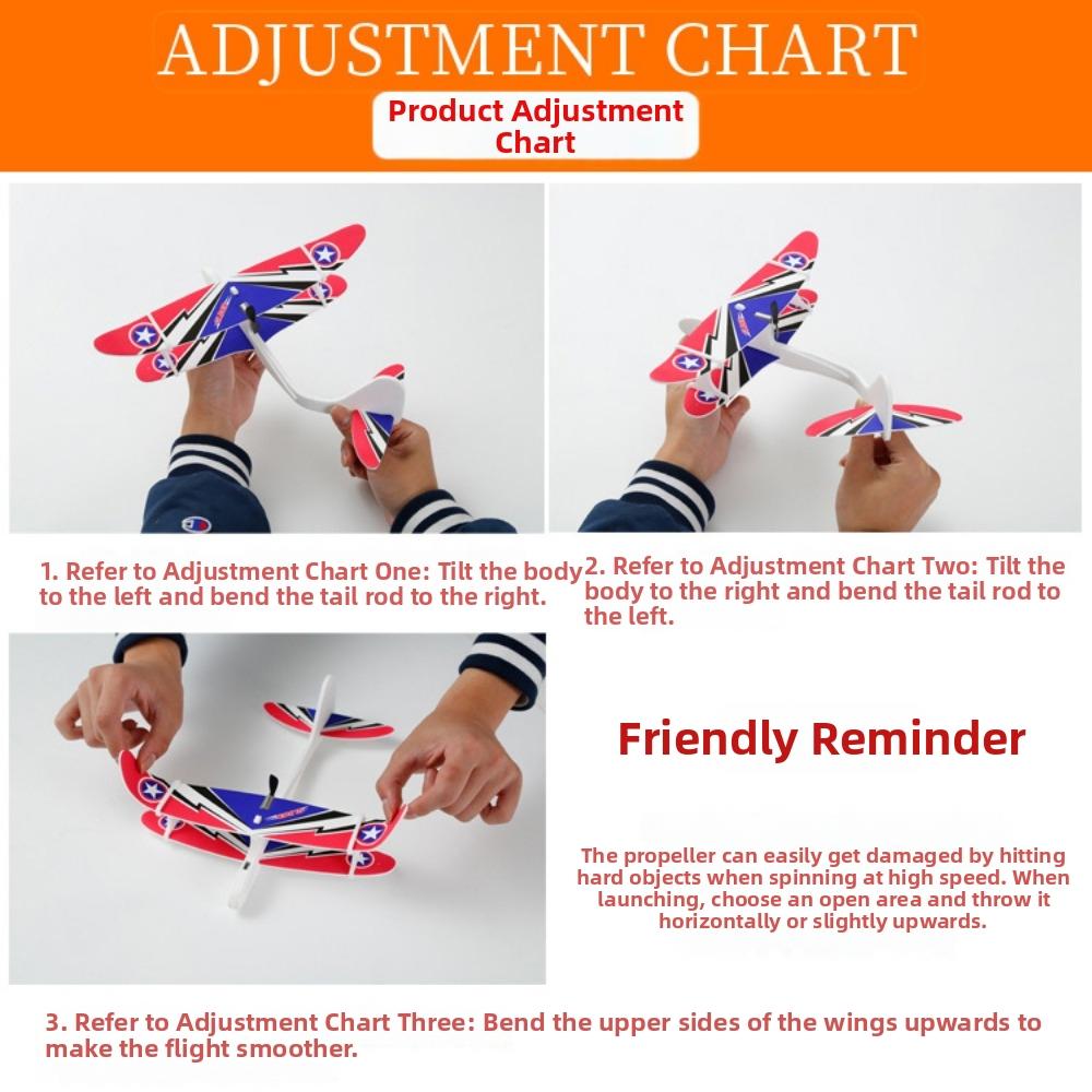 New Ligthweight Children's Hand Throwing Aircraft Multistyles EVA Airplane Glider Toy Model DIY Assemble Airplanes Toys