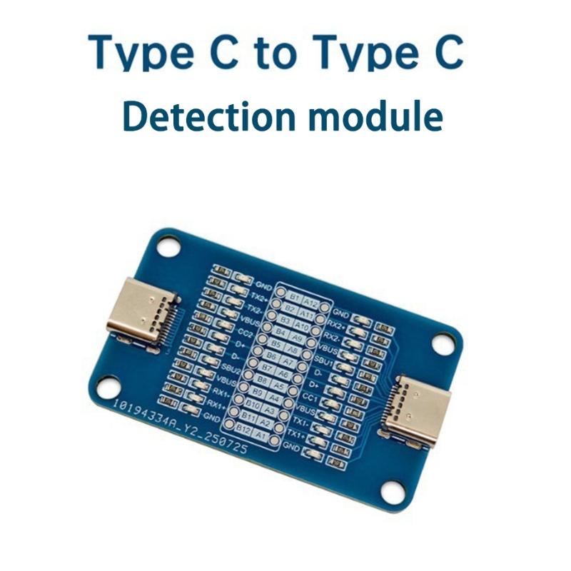 Portable Type C Connector Diagnostic Tool with LED Display For Pin Fault Detection And Cable Maintenance