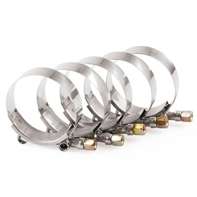 10in1 Stainless Steel T-Bolt 2.5 Inch Car Silicone Turbo Pipe Hose Coupler Clamp