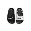 Nike Kawa Slide Athleisure Low Top Toddler Shoes Black White Infant And Toddler DM0974-100