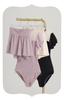 Adult Puff Sleeve Ballet & Gymnastics Body Shaping Suit - Short Sleeve Dancewear for Practice & Exams