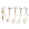 BeiYou Beech Handle Silicone Spatula Set