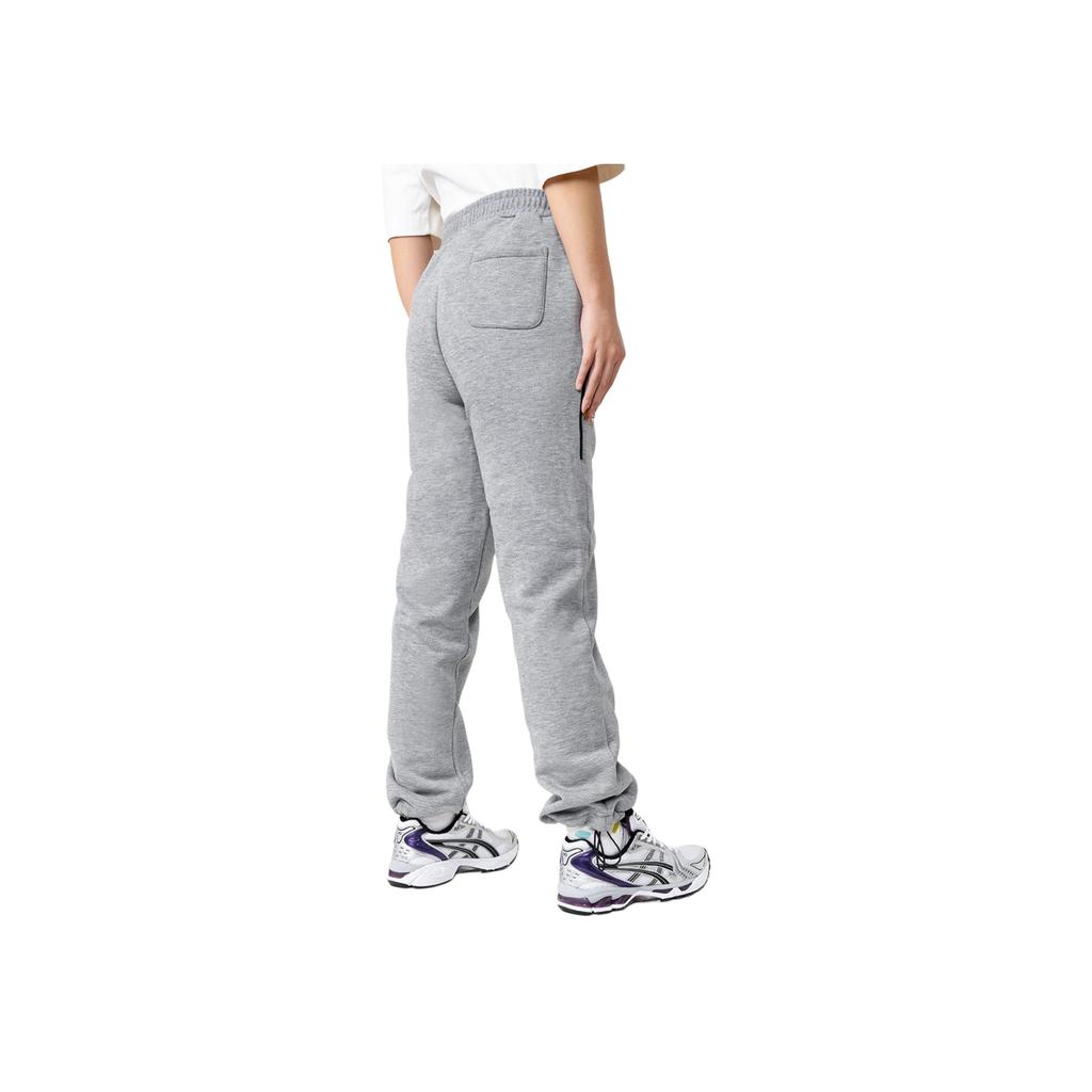 Asics Pantalones Deportivos de Punto Cálidos de Color Sólido para Exteriores, Casuales, con Puños Elásticos, Rectos, Holgados para Mujer, parte inferior Gris Claro 2032D048-020