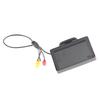 4.3inch Color LCD Display Rearview Camera Monitor Waterproof Car Monitor for Car SUV Van Truck Black
