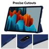 Stand Cover Auto Sleep/Wake Up With Pencil Holder Case for Samsung Galaxy Tab S8+ S8 Plus /S7+ Plus S7 FE 12.4 Inch