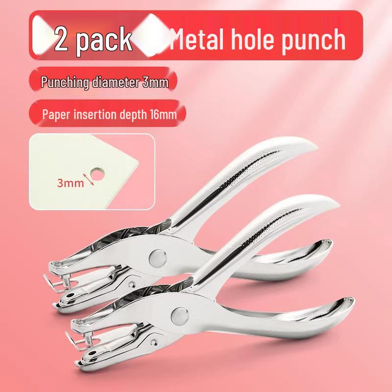 Round Hole Punch for Loose Leaf Binder