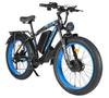 PHILODO H8 All-Terrain Elektrofahrrad 48V26Ah Akku 3000W Motor Doppelmotor 26 Zoll Breitreifen 150KG Zuladung E-Mountainbike Für Erwachsene Mit Anhängersitz