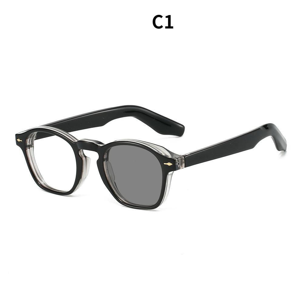 Women's Eyewear, Men's and Women's Fashion Square Photochromic Glasses