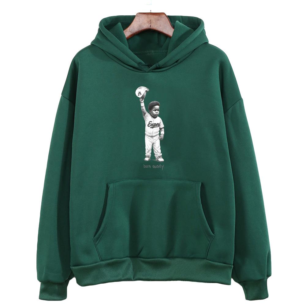 Born Ready Graphic Hoodies Vladdy Born Ready Legendary Sportswear Autumn Winter Long Sleeve Hoody Unisex Fashion Y2K Sweatshirts