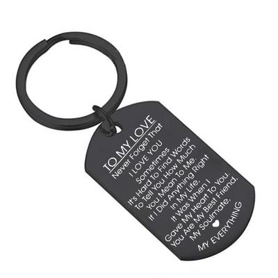Husband Wedding Boyfriend Anniversary Girlfriend Valentines Day Key Ring Keychain TO MY LOVE
