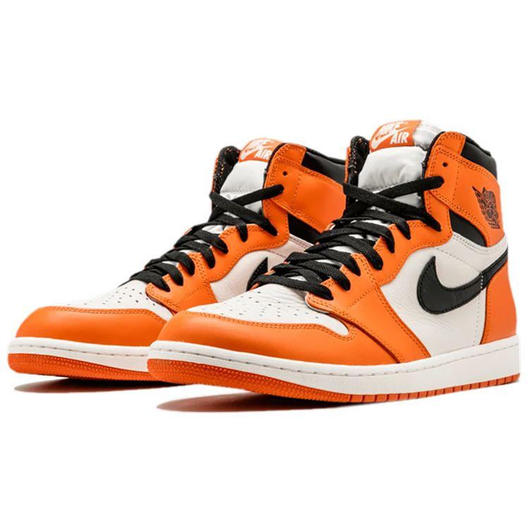 Air Jordan 1 Retro High OG Shattered Backboard Away Men Sneakers Orange Sail Black-starfish 555088-113