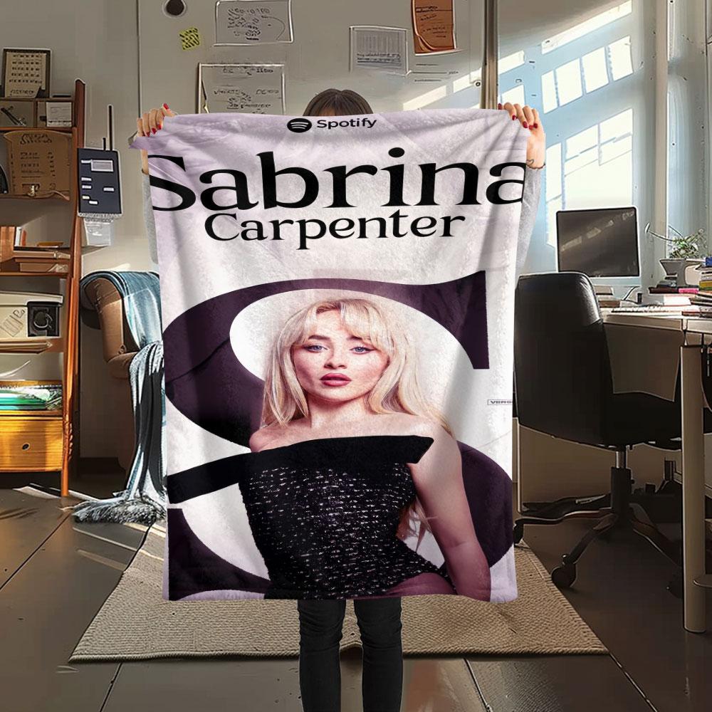 1PC Sabrina Carpenter Rhythm Blanket, High quality Comfortable for All Seasons, Home Decor, Warmth and Comfort
