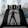 Exquisite Football Star Ronaldo 3D Print BoyBedding Set Duvet Cover Pillowcase Single Twin Size Gift for Student Adult 3pcs