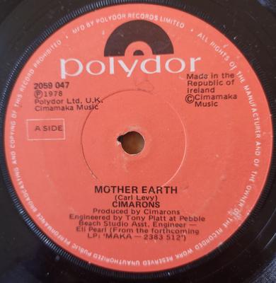7-Zoll-Schallplatte CIMARONS Mother Earth National Bird 2059047 Polydor 1978 Irland Reggae Ska Dub Gebraucht