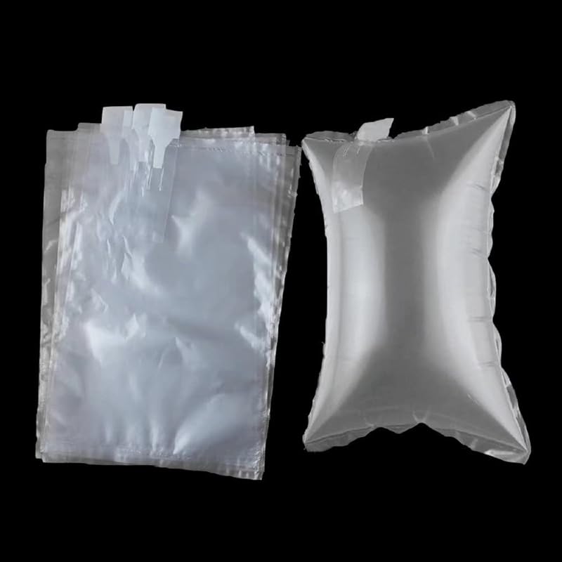 100 Pack,Free Hand Pump AIR PAKPRO 3.9x5.9inch Clear Plastic Inflatable Air Packaging Bags Air Pillows Air Cushions Buffer Bags Void Fill Cushioning